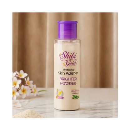 Shibi Gold Whitening Skin Polisher Brighter Powder for smooth and glowing skin
